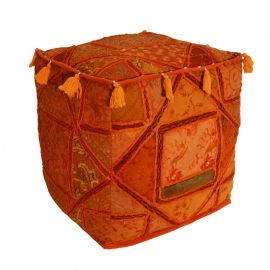 Oriental pouf patchwork