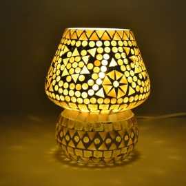 orientalische Tischlampe Mosaik - Pilz-B/B