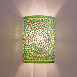 oosterse wandlamp mozaïek - cilinder model