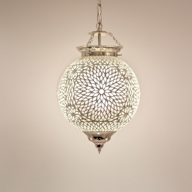 pendant globe mosaic - 25 cm.