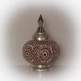 Oriental table lamp - pumpkin