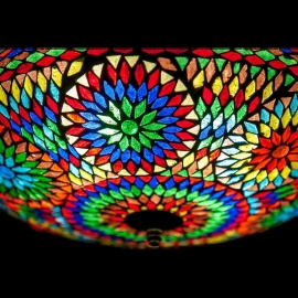 Orientalischen deckenlamp - durchmesser 38 cm.