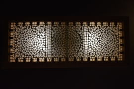 orientalische Mosaik-Deckenleuchte - Rechteck - Durchmesser 60 cm.