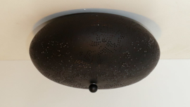 Orientalische Deckenleuchte Filigran 25 cm - Schwarz / Vintage Gold