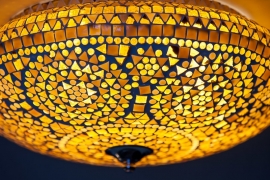 Oriental ceiling lamp - Ø 38 cm.