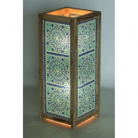 Oriental floor lamp mosaic - 60 cm.