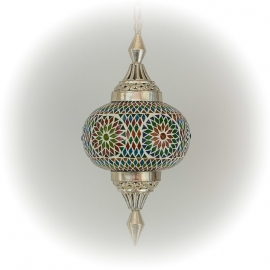 Orientalischen mosaik hängelampe  - Kürbis