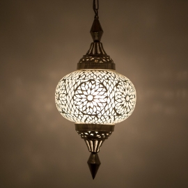 oosterse hanglamp mozaïek - pompoen-TRP-TD