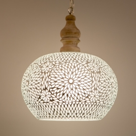 Oosterse hanglamp met open onderkant - Ø 36 cm.