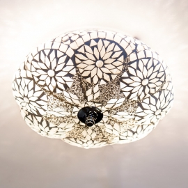 Oriental ceiling lamp melon - Ø 25 cm.