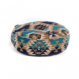 Oriental pouf kilim design