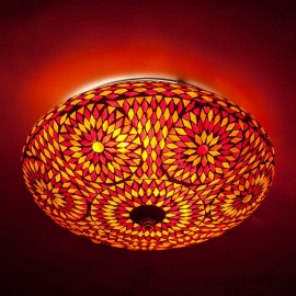 Orientalischen deckenlamp - durchmesser 38 cm.