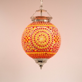 Orientalischen mosaik hängelampe - Durchmesser 25 cm.