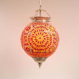 oosterse mozaïek hanglamp - diameter 25 cm-RO-TD