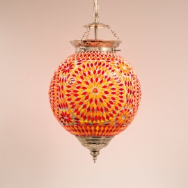 oosterse mozaïek hanglamp - diameter 25 cm-RO-TD