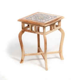 Pflanzentisch mit Mosaikplatte – klein