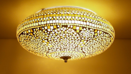 orientalische Mosaik-Deckenleuchte - Durchmesser 50 cm.
