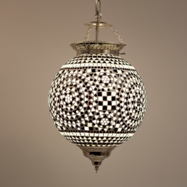 Pendant globe mosaic - 25 cm.