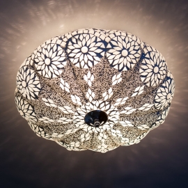 Oriental ceiling lamp melon - Ø 36 cm.