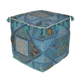 Oriental pouf patchwork