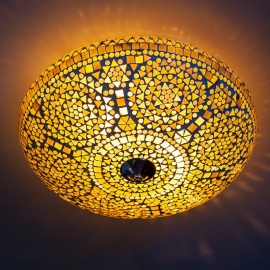 Orientalischen deckenlamp - durchmesser 38 cm.