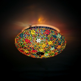 Orientalischen deckenlamp - durchmesser 25 cm.