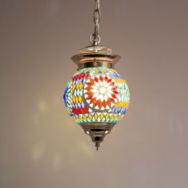 Pendant globe mosaic - 15 cm.