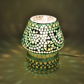 Oriental mushroom table lamp