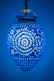 Oosterse hanglamp - papaja-BLUE-TD