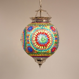 Orientalischen mosaik hängelampe  - Durchmesser 25 cm.