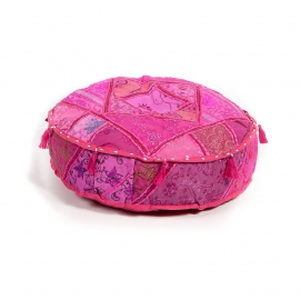 Oriental pouf patchwork