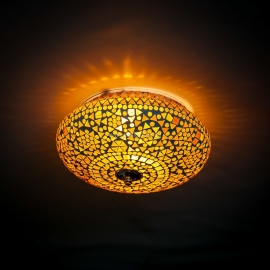 Orientalischen deckenlamp - durchmesser 25 cm.