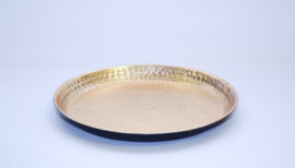 Oriental vintage tray - black/gold