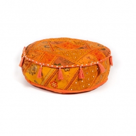 Oriental pouf patchwork