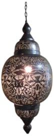 Oriental pendant filigree style arabiya - vintage silver