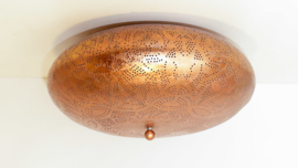 oriental ceiling lamp filigrain Ø 50 cm - vintage copper