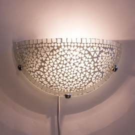 oosterse wandlamp mozaïek - halve maan