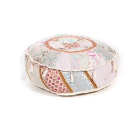 Oriental pouf patchwork