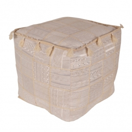 Oriental pouf patchwork