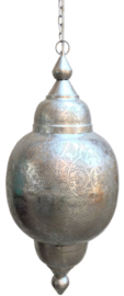 Oosterse hanglamp filigrain stijl - Arabica-Silver/Silver