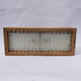 orientalische Mosaik-Deckenleuchte - Rechteck - Durchmesser 60 cm.