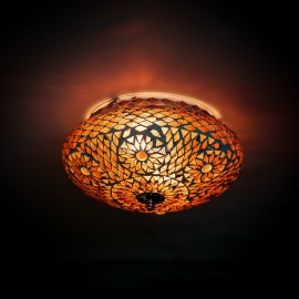 Orientalischen deckenlamp - durchmesser 25 cm.