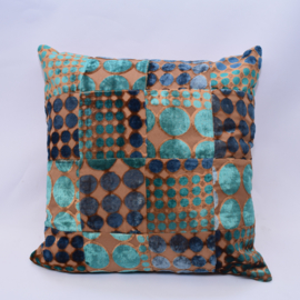 Orientalisches Dekokissen Patchwork Indien