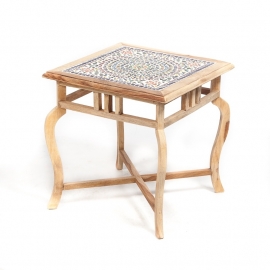 Pflanzentisch mit Mosaikplatte – groß