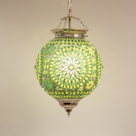 Orientalischen mosaik hängelampe - Durchmesser 25 cm.
