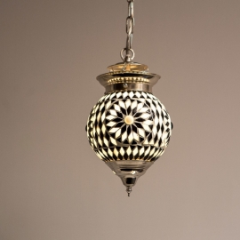 oosterse mozaïek hanglamp - diameter 15 cm.