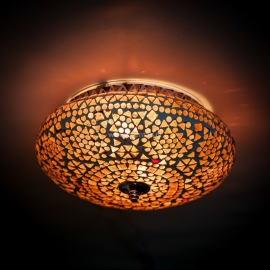 Orientalischen deckenlamp - durchmesser 25 cm.