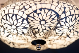 Oriental ceiling lamp melon - Ø 25 cm.