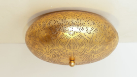Oosterse plafonnière filigrain 25 cm - vintage goud