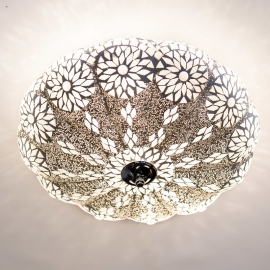 Oriental ceiling lamp melon - Ø 36 cm.
